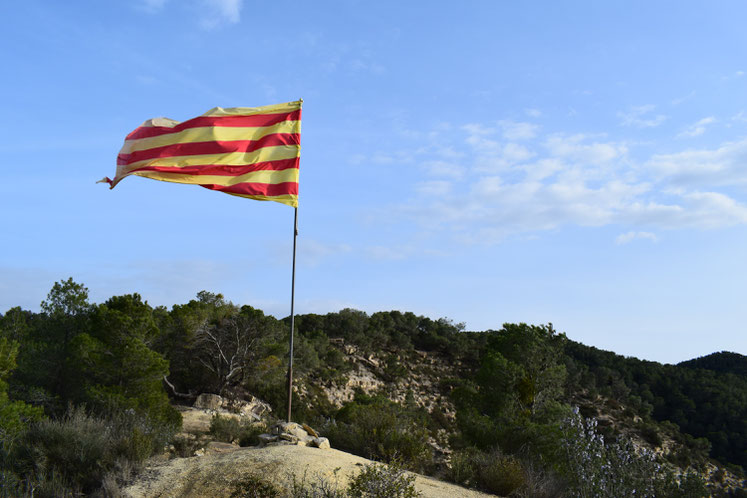 Spanish Civil War, flag, Punta de Duc