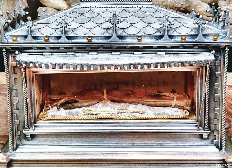  El brazo incorrupto de San Vicente Mártir se encuentra en la Catedral de Valencia