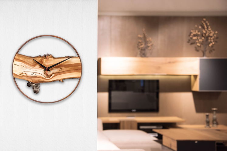Wanduhr Aus Holz Wuhrzel