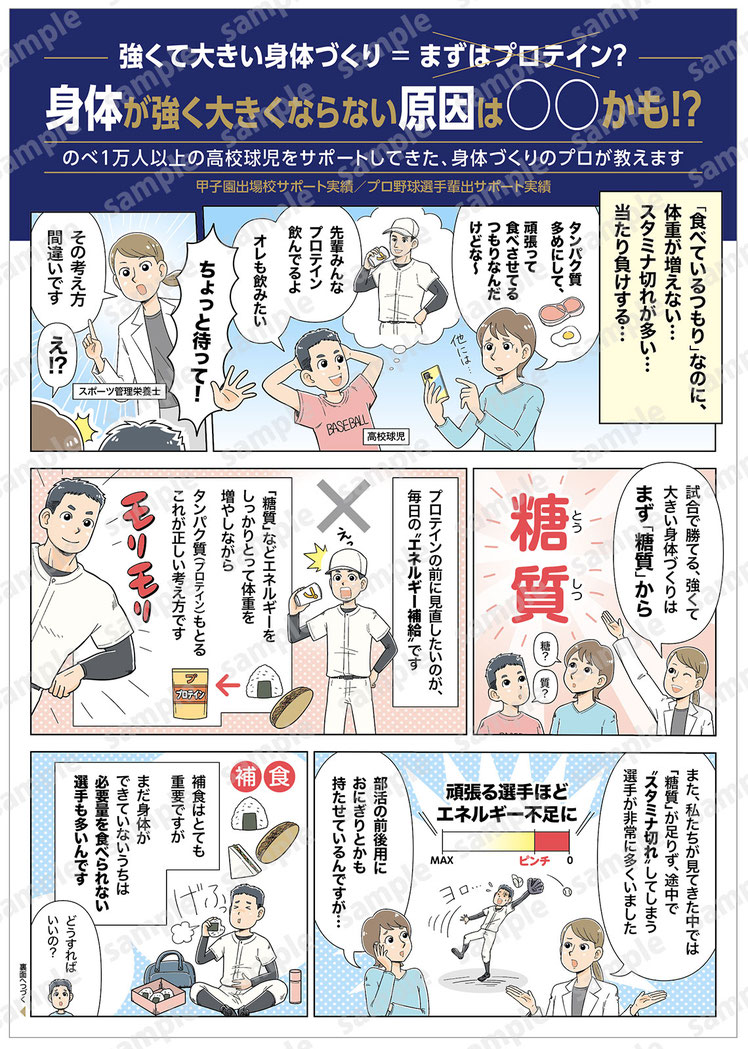 野球部の食育コンサルティング