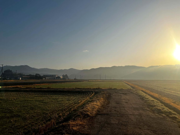 移住した伊佐市の田園風景