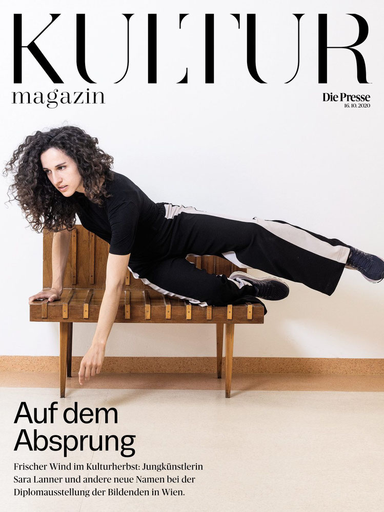 Sara Lanner - Cover Kulturmagazin Die Presse