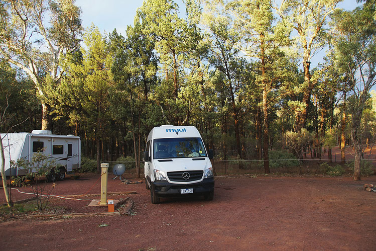 Reiseplanung, Australien, Campingplatz