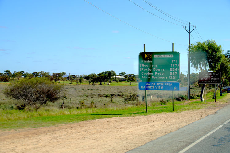 Reiseplanung Australien, Stuart Highway