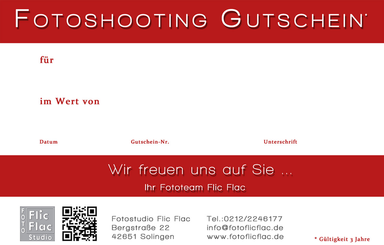 Foto Gutschein jetzt schneller erhalten per Mail