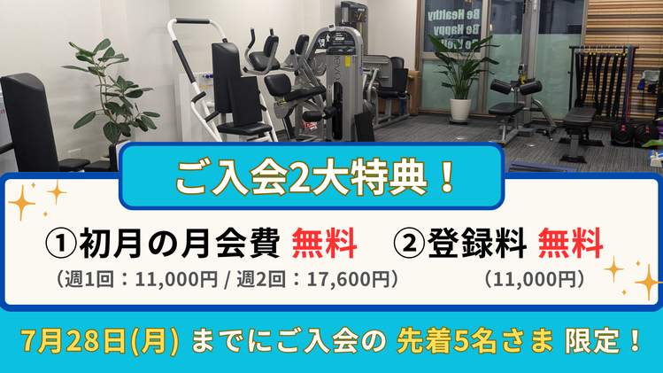 スモールジムBody Compass神戸湊川特典