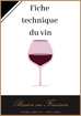 Fiche technique 100% pur Jus de raisin Rouge