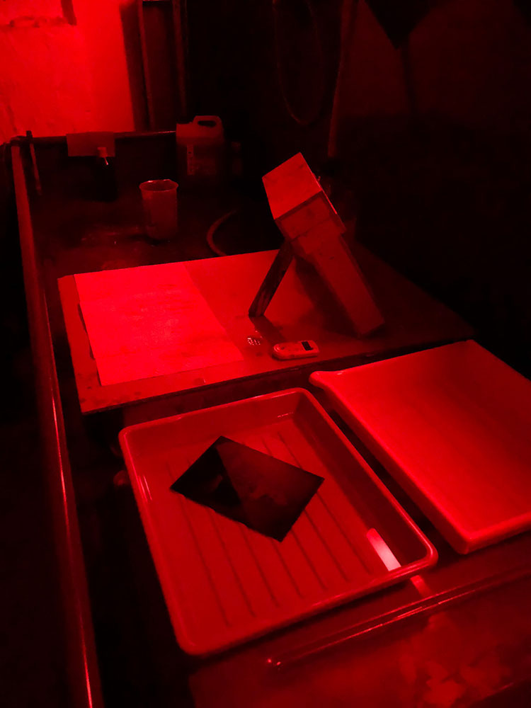 In der Dunkelkammer