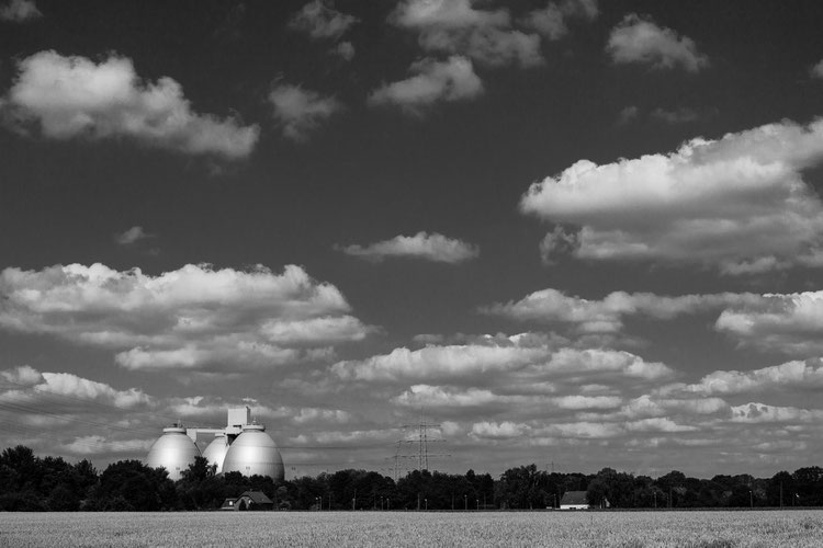 Sommer in Oberhausen Holten, Klärwerk Emschermündung Klärwerk Emschermündung. 02.07.2014