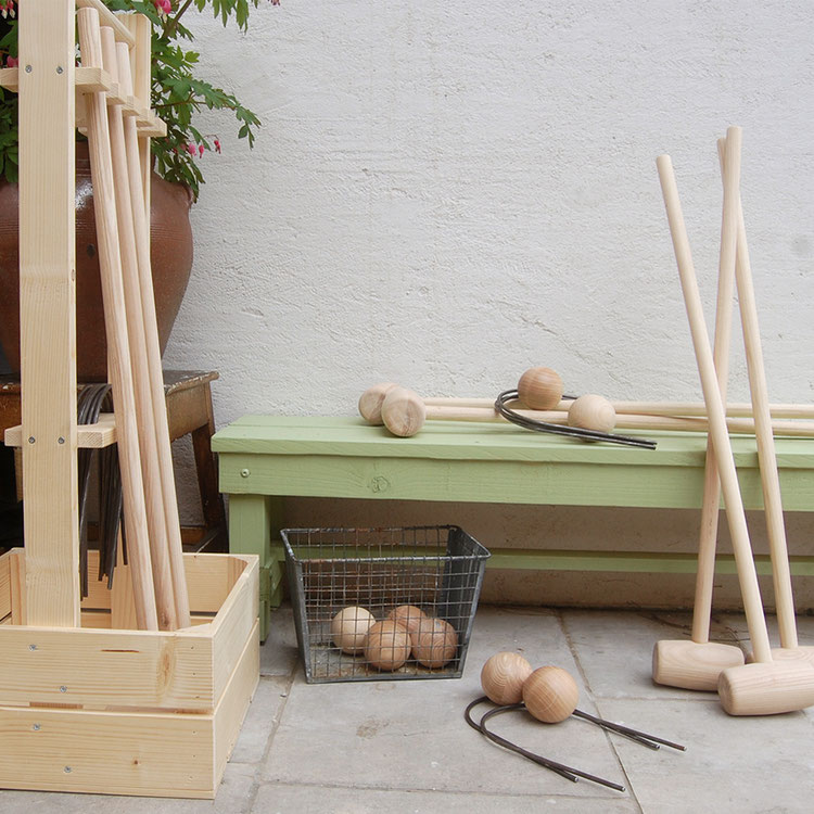 JEU DE CROQUET BOIS