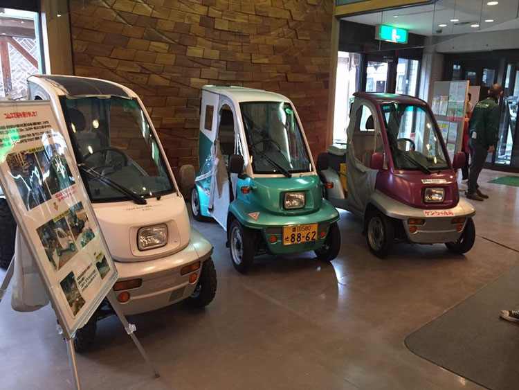 平成28年度 いなかとまちのくるま座ミーティング にコムスを展示しました とよたの里モビlifeプロジェクト