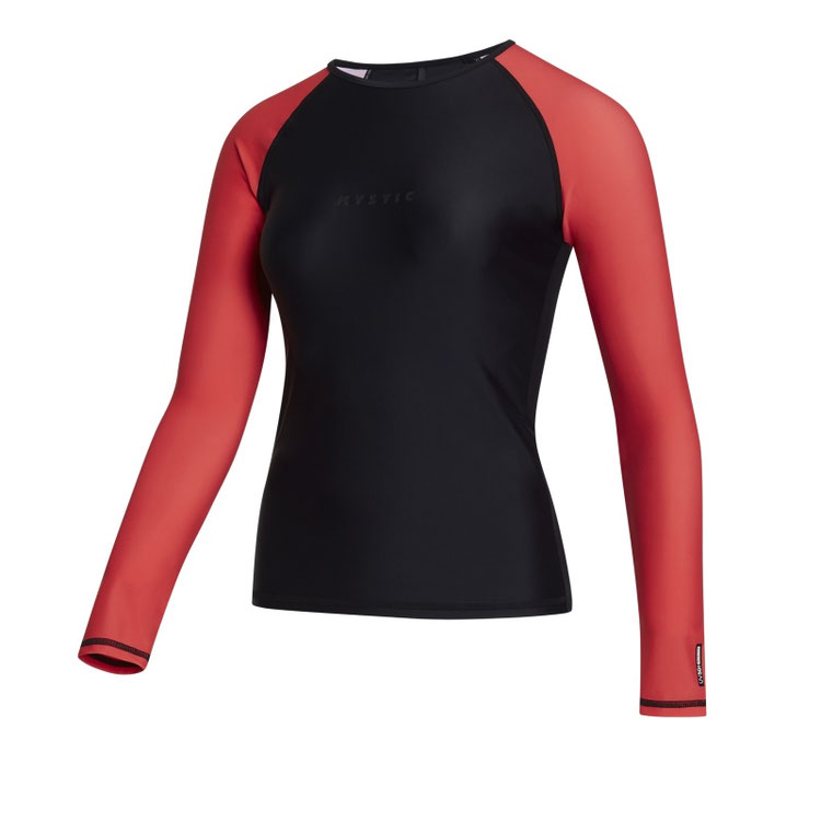 Mystic Jayde Langarm Rashvest Black Red im SALE bei WindSucht