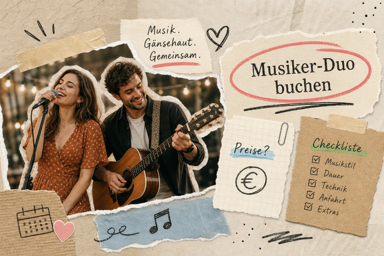 Das perfekte Musiker-Duo buchen: Preise und Checkliste