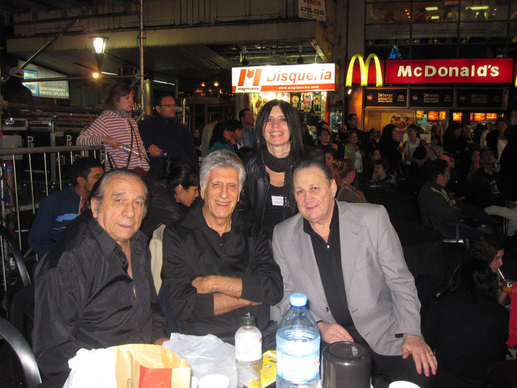 Eduardo Arquimbau, Claudo Segovia ( creador de Tango Argentino), Jorge Manganelli,, Maria Campos