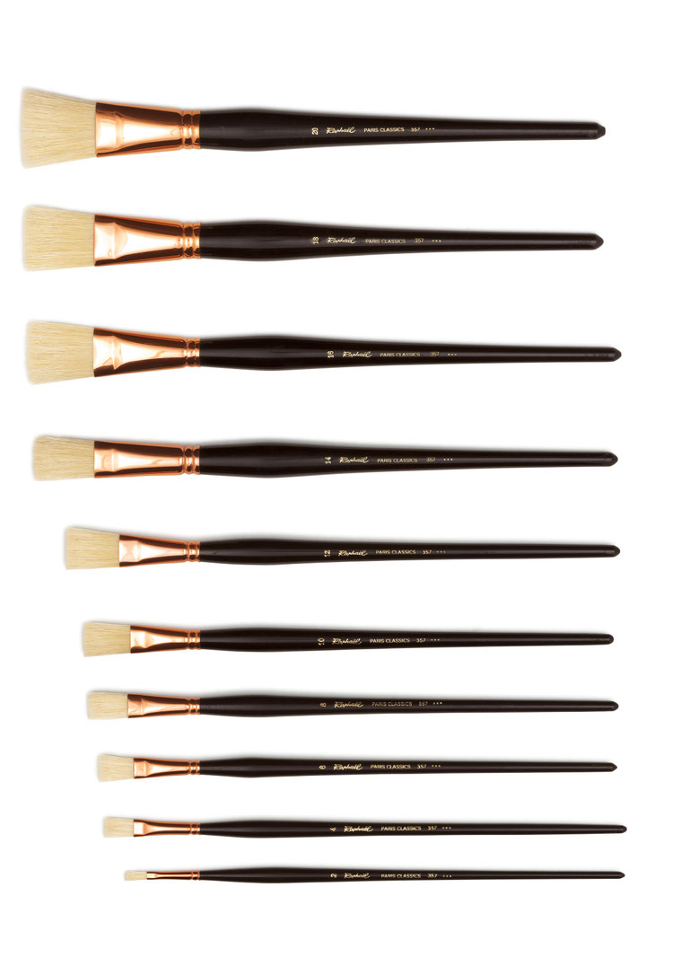 Brushes Raphael & Sennelier to Vibrant Art