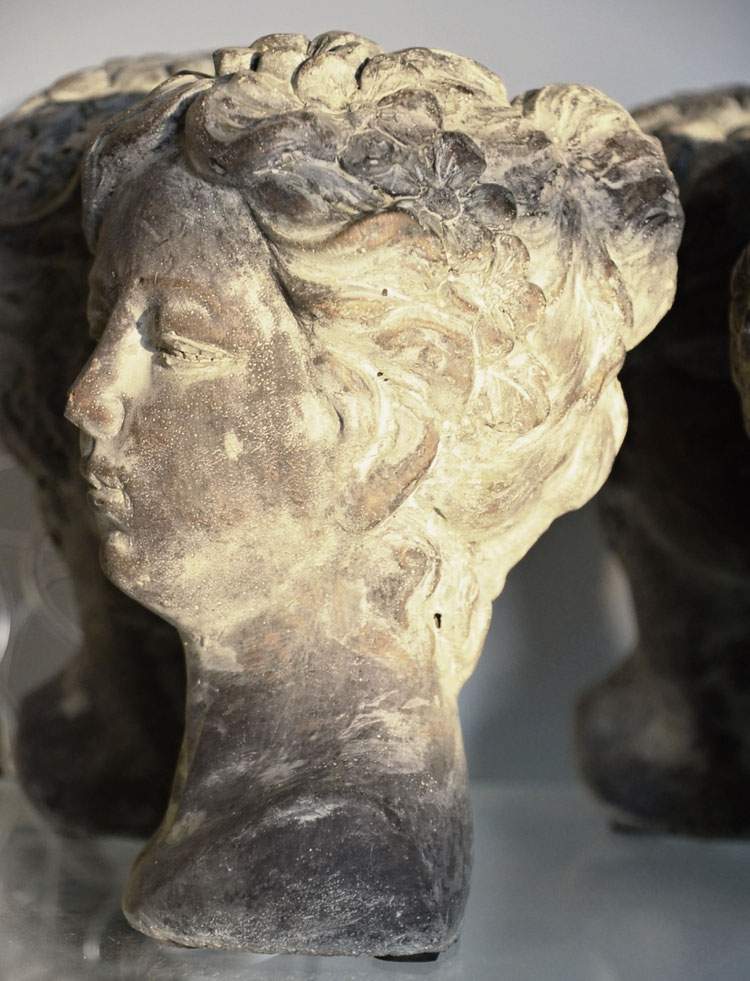 Terracotta Deko, Deko terracotta, Pinienzapfen terracotta