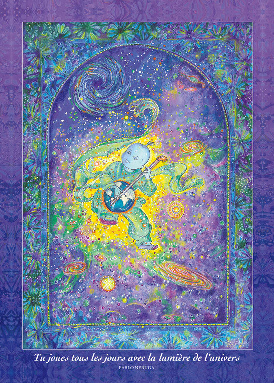 Par l’esprit de la Terre MYRRHA, créatrice, peintre, artiste de l