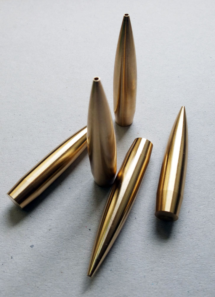MATCH GRADE MONOLITHIC BRASS & COPPER BULLETS clearwaterswissprecision long range monolithic