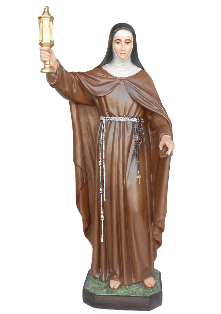Saint Clare of Assisi statue - Religious statues