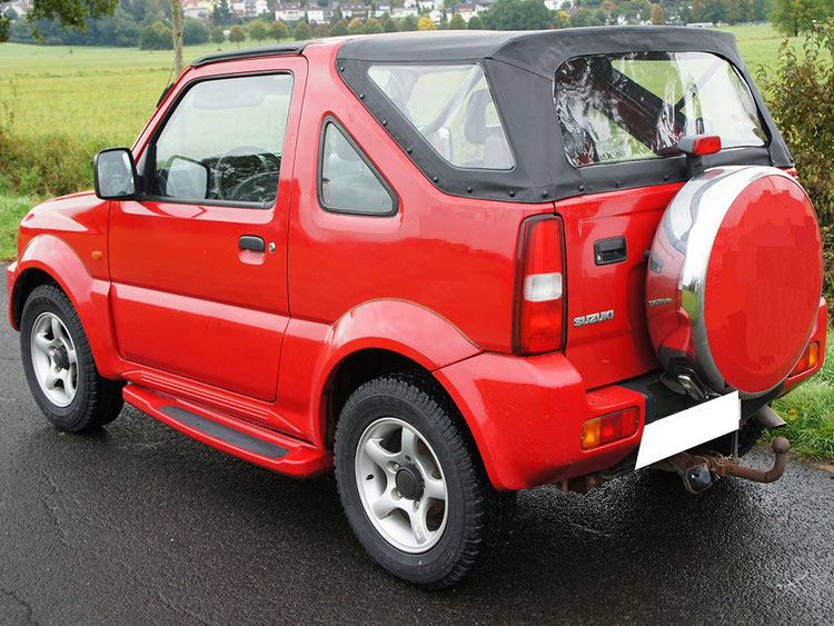 Capote pour Jimny - Capote pour cabriolet et cache-roue de secours 4x4