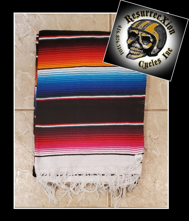 Mexican Blankets ResurrecXion Cycles Inc. Retro Helmets and