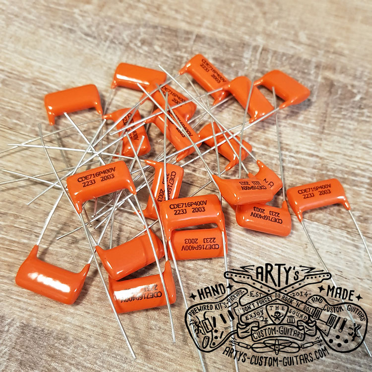 Orange Drop 0.022 uf GUITAR TONE CAPACITOR Arty's Custom Guitars
