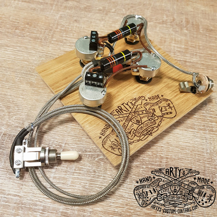 SOLDERLESS WIRING HARNESS Les Paul Arty's Custom Guitars