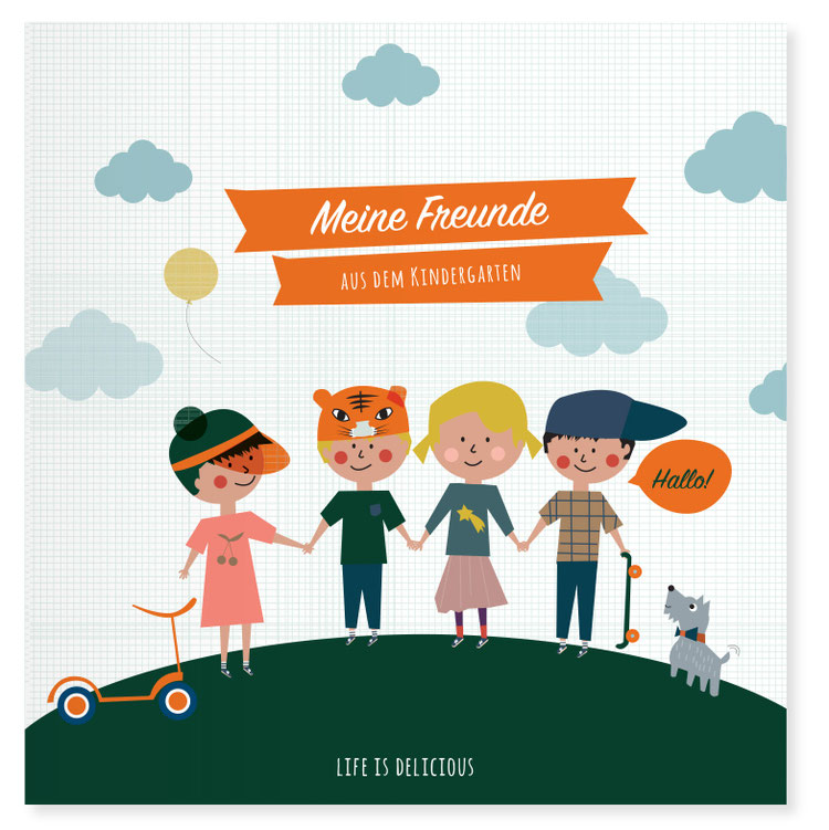 Meine Freunde aus dem Kindergarten lifeisdeliciouspaperwithpassion