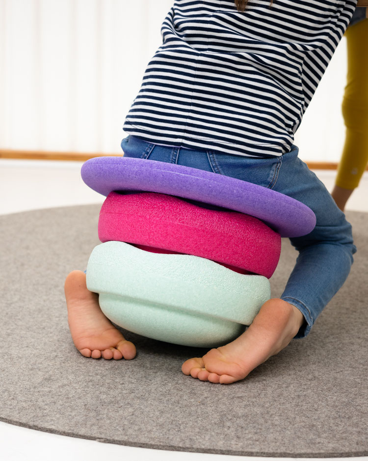 Stapelstein COLORS Balance Board Set fresh Ihr Online Shop für´s Baby