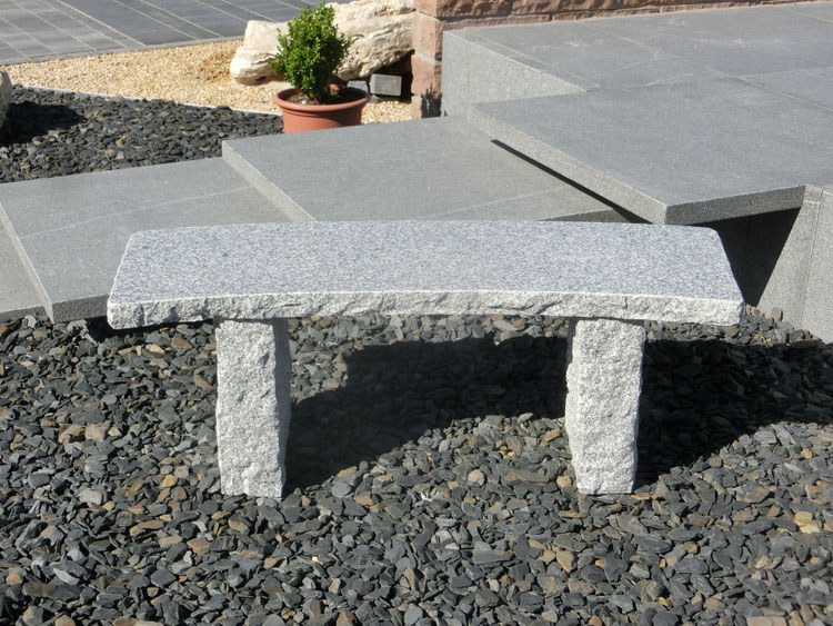 Steinbank Gartenbank Gartenmöbel - StoneProducts GbR