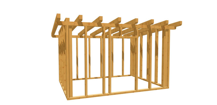 Gartenhaus 55 Professionelle Baupläne