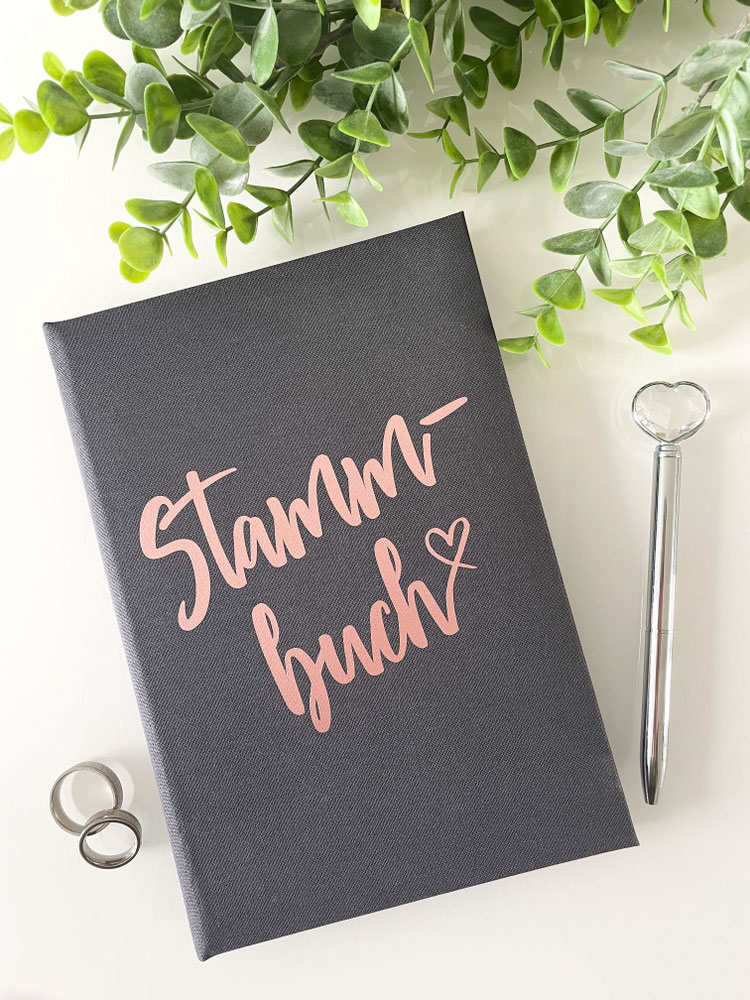 Stammbuch Standardmaß Design 004 Plotterpaar alles für Hochzeit