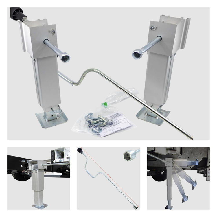 Kurbelstützen Hubstützen Manuelle für Wohnmobil Italia Camper 24