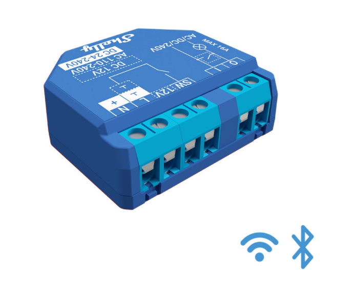 Shelly Plus 1 WLAN Schalter Smart Home ohne Zentrale Integration in ioBroker und Home
