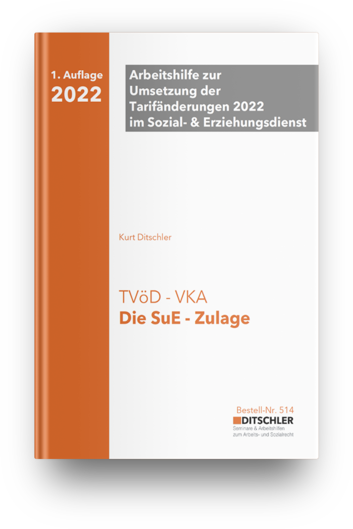 SuE Zulage Umsetzung Tarifänderungen TVöDVKA Fachbuch Ditschler