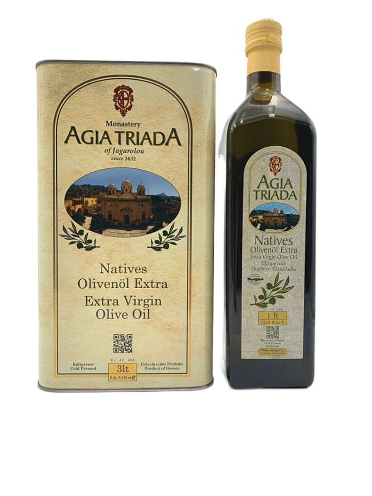 Sparpaket 3+1 Liter Extra Natives Olivenöl Agia TriadaKreta Mediterrane Lebensmittel