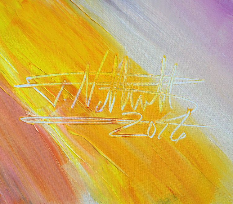 signature of the artist Peter Nottrott and year of creation: 2016