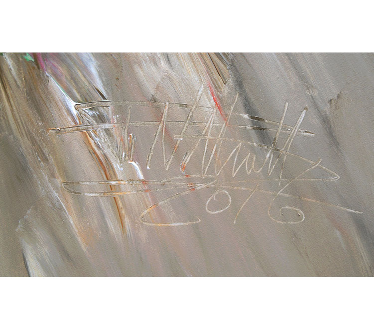 signature of the artist Peter Nottrott and year of creation: 2016