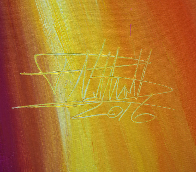 signature of the artist Peter Nottrott and year of creation: 2016