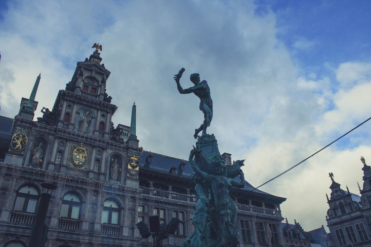 Antwerp Belgium ofpenguinsandelephants of penguins & elephants main square market square