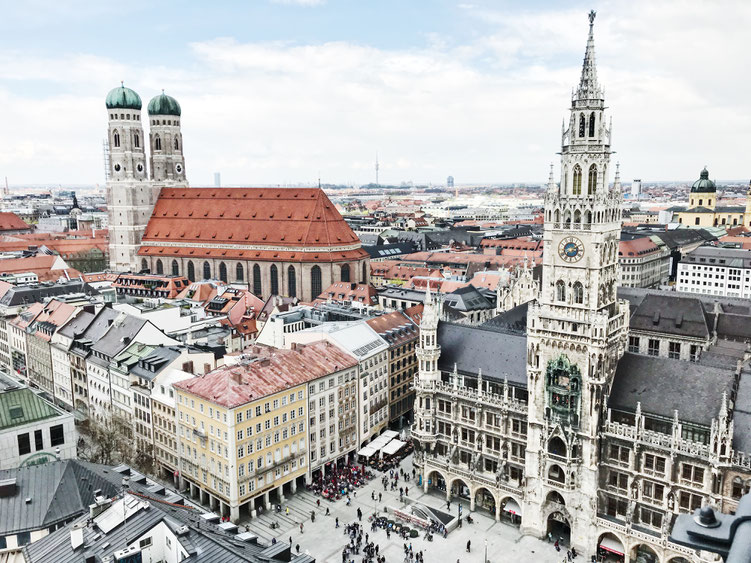Munich Germany ofpenguinsandelephants of penguins & elephants St Peters church view