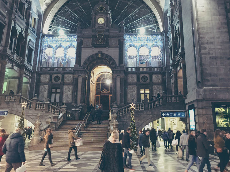 Antwerp Belgium ofpenguinsandelephants of penguins & elephants central station