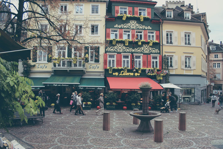 Baden-Baden Germany ofpenguinsandelephants of penguins & elephants old town pedestrians