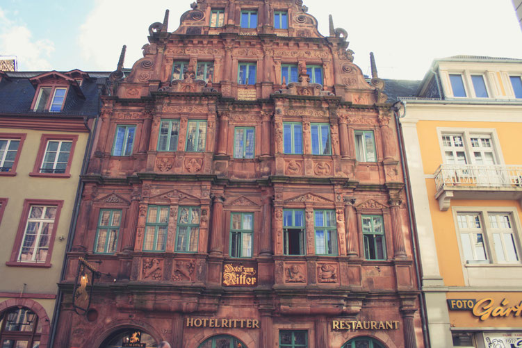 Heidelberg Germany ofpenguinsandelephants of penguins & elephants Hotel Ritter knight market square