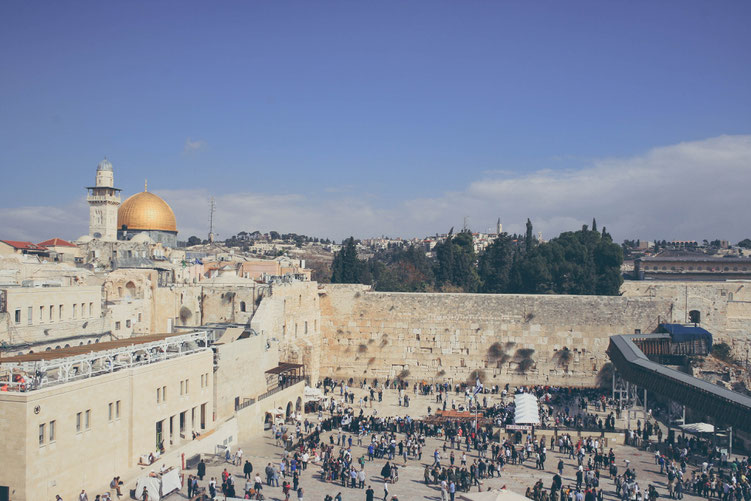 Jerusalem Israel ofpenguinsandelephants of penguins & elephants Temple mount Western Wall Dome of the rock