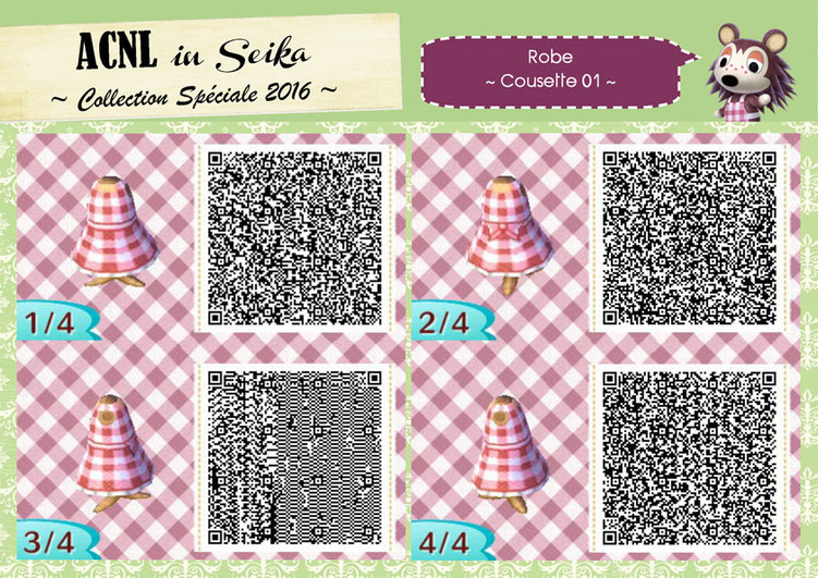 ACNL QR Code 2016 robe Cousette 01