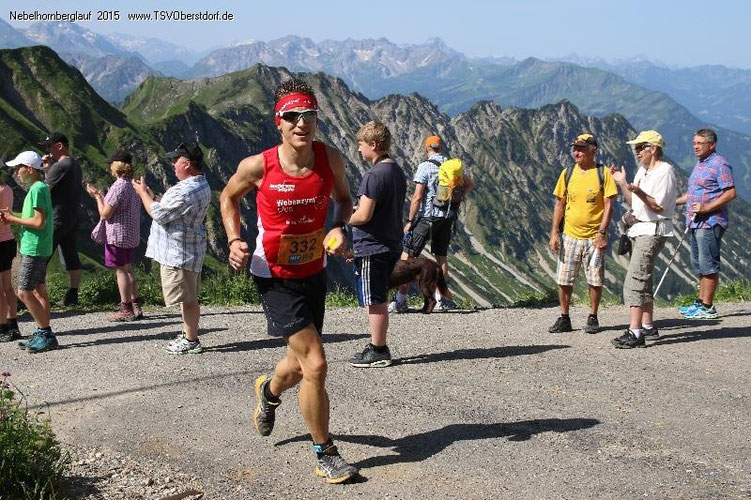 Steffen ist auch stark am Berg für einen Straßenläufer - auf dem 29. Gesamtrang kam er beim härtesten Berglauf Deutschlands am Nebelhorn ins Ziel