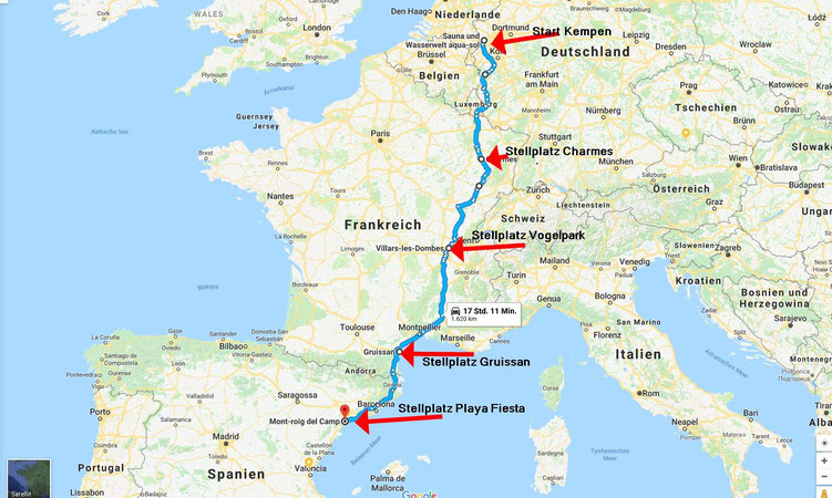 Routen nach Spanien - haco-videos Webseite! Routen nach Spanien - haco-videos Webseite!