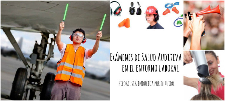 El ruido en el entorno laboral. Trabajadores en aeropuerto.