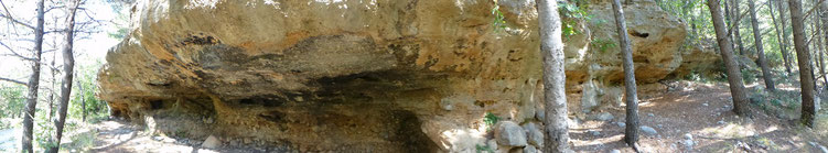 Überfallfelsen in der Velica Paklenica (Schatz im Silbersee)